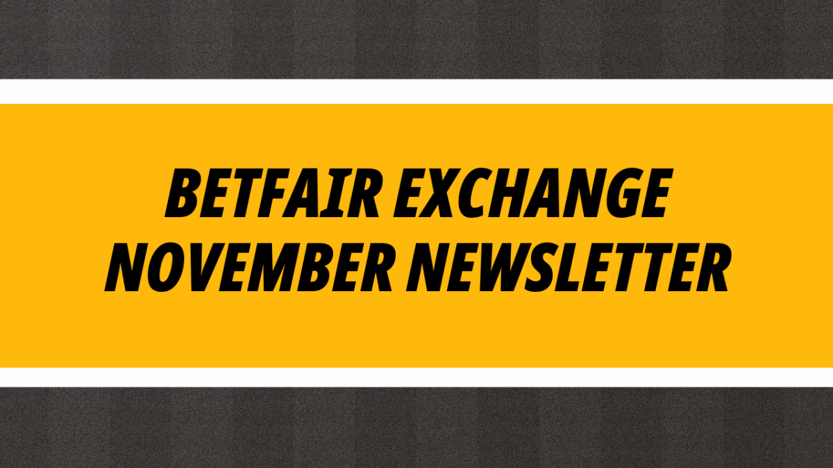 Betfair Exchange November newsletter